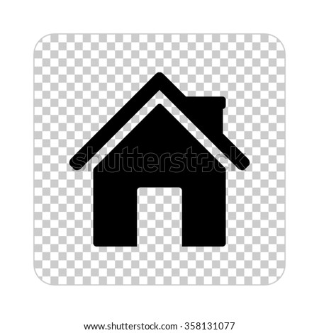 Home Icon Isolated On Transparent Background Stock Vector 654663997