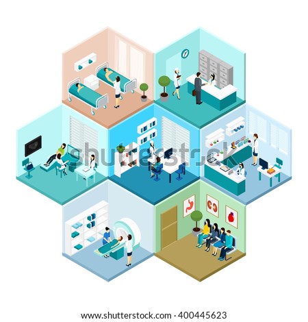 Factory Composition Territory Big Complex Building Stock Vector ...