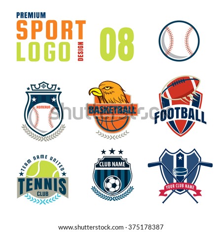 Set American Football Tailgate Party Labels Stock Illustration ...