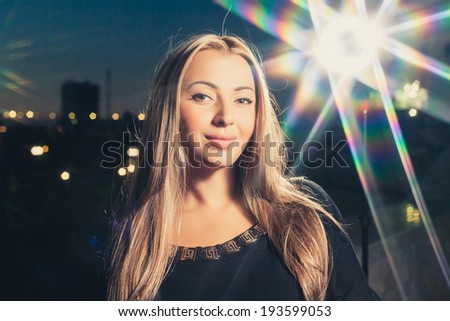 blond woman with the stars at night female sex offender registry