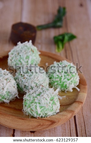 indonesian rice balls