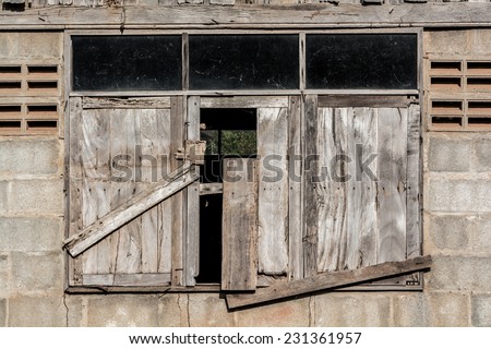 Old Shack Door Z Shaped Brace Stock Photo 12308404 