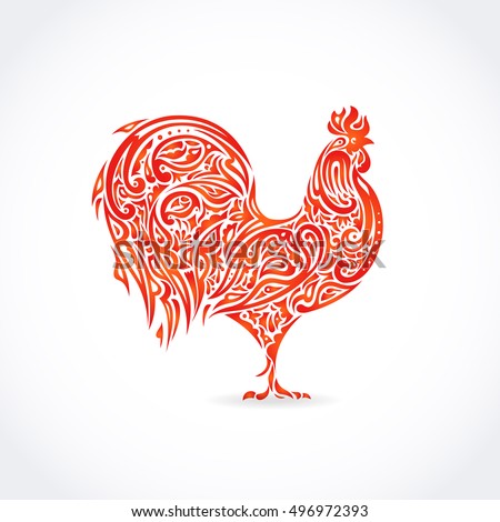 Download Illustration Rooster Inspired Zentangle Style Rooster ...