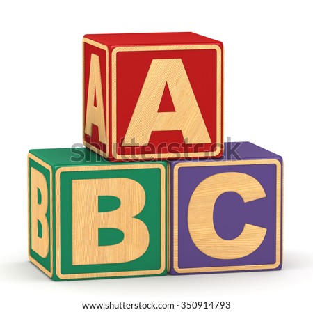 Alphabet Cubes Letters Abc Stock Vector 78646465 - Shutterstock