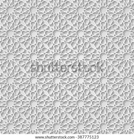Background Seamless Pattern Islamic Style Stock Vector 188800880