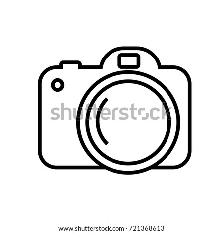Scribble Hand Drawn Camera Icon Vector Stock Vector 117037138