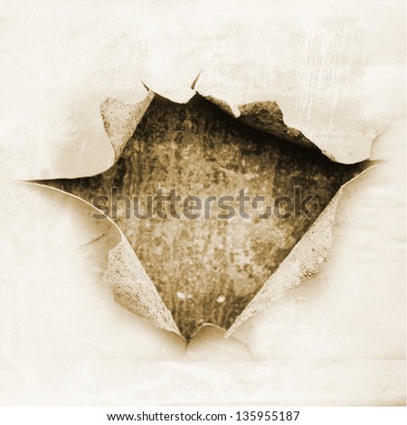 Teared Down Wallpaper Grunge Background Stock Illustration 125949833 ...