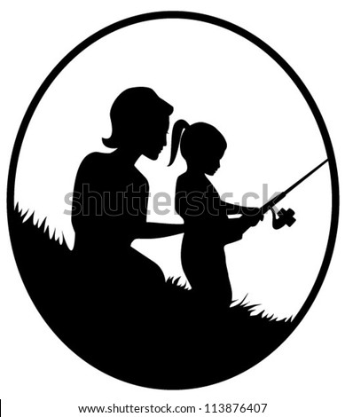 Free Free 104 Father Daughter Fishing Silhouette Svg SVG PNG EPS DXF File