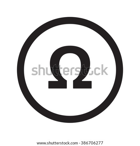 Omega Icon Omega Symbol Stock Vector 502082962 - Shutterstock