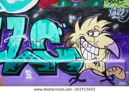 Sexy Girls Street Graffiti Art Melbourne Stock Photo 2868296 - Shutterstock