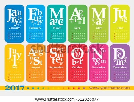 Creative Calendar 2017 Creative Calendar 2017