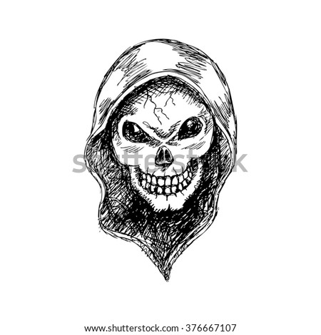 Two Dotwork Skulls Modern Street Style Stock Vector 281407961 ...