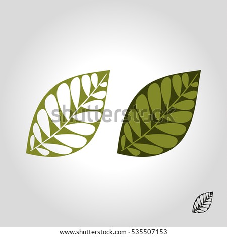 Leaf Stock Vector 543289030 - Shutterstock