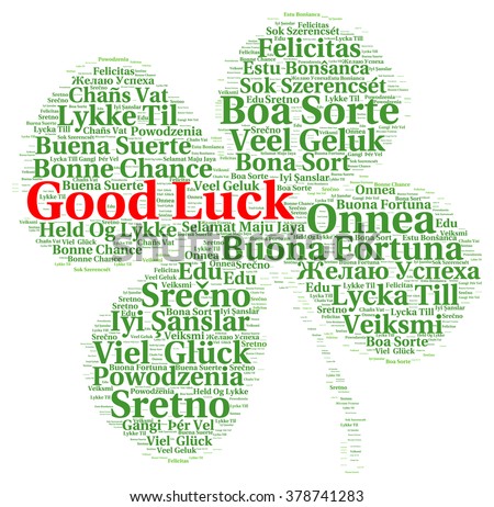 Image result for good luck different languages
