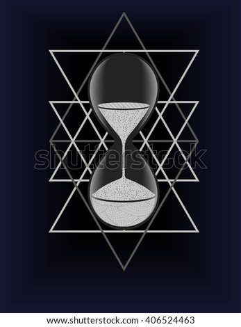 triangle hour glass