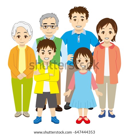 Family Cartoon Stock Vector 110568176 - Shutterstock