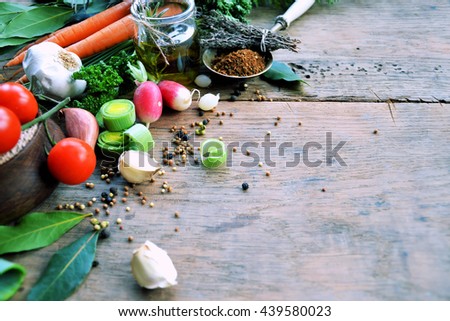 Food Background Organic Vegetables Healthy Cooking Concept Rustic Style Styling Food Background Organic Vegetables Healthy Cooking Concept Rustic Style Styling