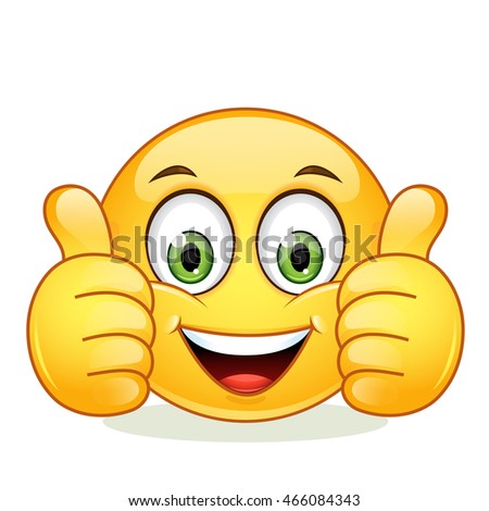 Emoticon Showing Thumb Stock Vector 119471821 - Shutterstock