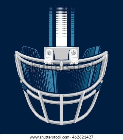 Football Helmet Vector Graphic - football helmet outline clipart 20