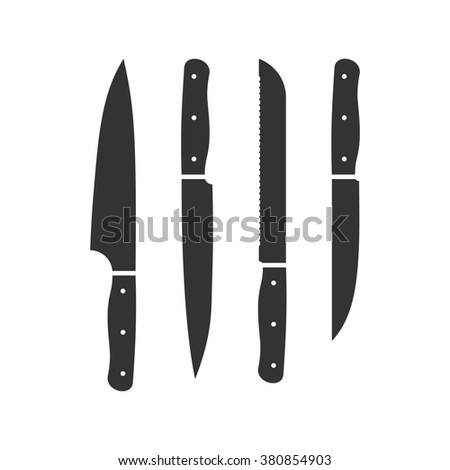 Kitchen Knife Vector vector illustration types kitchen knives meat stock vector Kitchen Knife Vector vector illustration types kitchen knives meat stock vector