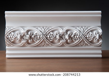 beautiful elements of luxury wall design white stucco mouldings over dark background antique plastering - Wall Plastering Designs beautiful elements of luxury wall design white stucco mouldings over dark background antique plastering - Wall Plastering Designs
