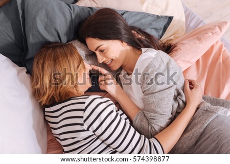 Lesbian Loving In Bed 10