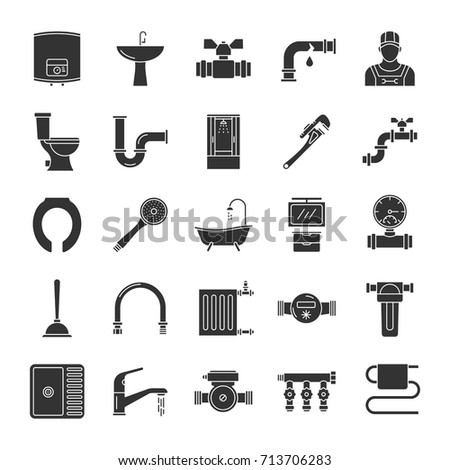 Sanitary Engeneering Valve Pipe Plumbing Service Stock Vector 696949006 ...