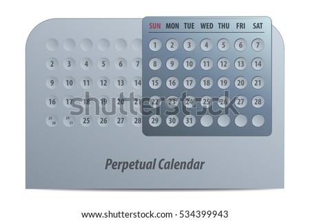 perpetual calander