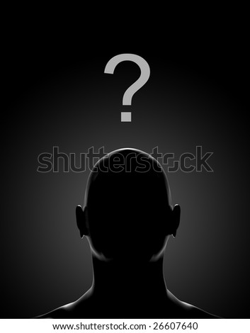 Thinking Man In Gallery Available Jpeg Stock Vector 36126259 - Shutterstock