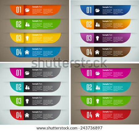 Web Sale Banners Subscription Forms Buttons Stock Vector 86716351 Shutterstock Subscription Box Website Template