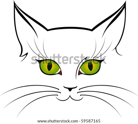 Vector Image Cat Eyes Stock Vector 59587159 - Shutterstock