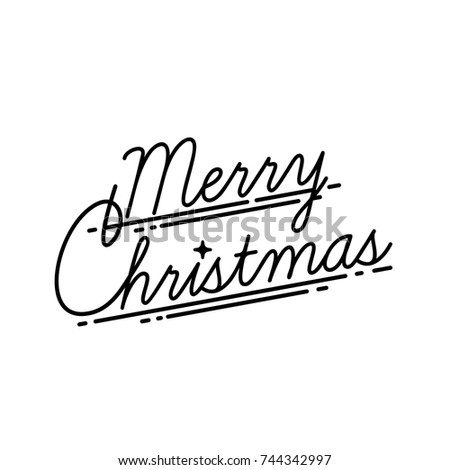 Merry Christmas Graffiti Letters Design Hand Stock Vector 334737212