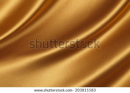 Smooth Elegant Gold Silk Fabric Stock Illustration 20682340 - Shutterstock