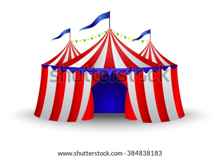 Circus Tent Border Ideal Poster Sign Stock Vector 78352153 - Shutterstock