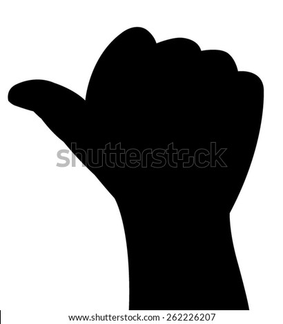 Download Hand Vector Illustration On Black Background Stock Vector 129440378 - Shutterstock