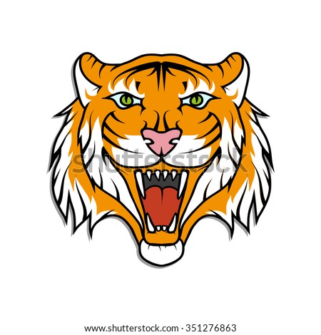 Saber Tooth Tiger Stock Vector 99289577 - Shutterstock
