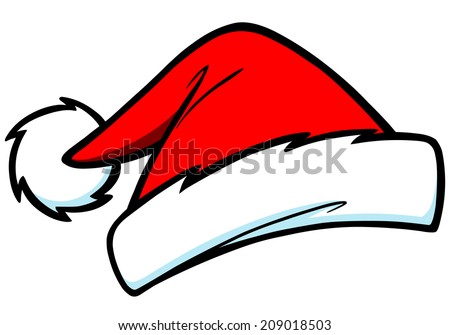 Santa Hat Stock Vector 209018503 - Shutterstock