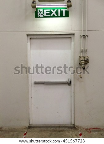 Emergency Exit Stock Photo 155730473 - Shutterstock