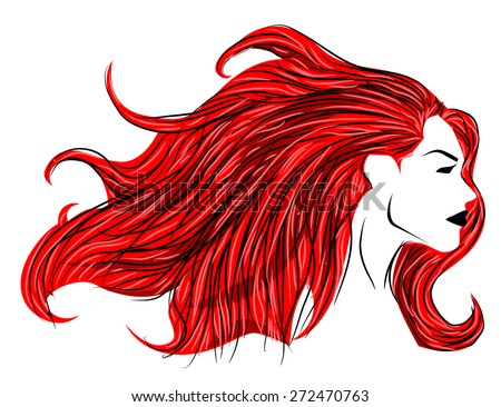 Hair Style Beauty Elements Stock Vector 20121052 - Shutterstock