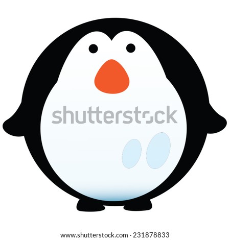 Illustration Cute Cartoon Penguin Puzzled Expression Stock Illustration ...