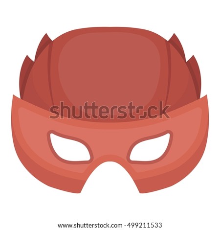 Full Head Mask Icon Flat Style Stock Vector 508040116 - Shutterstock