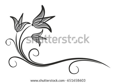 Flower Logo Stock Vector 602339417 - Shutterstock