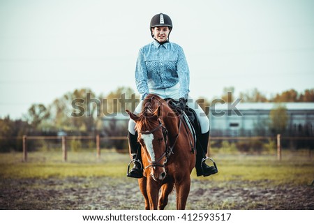 Image result for horseback riding stock image small