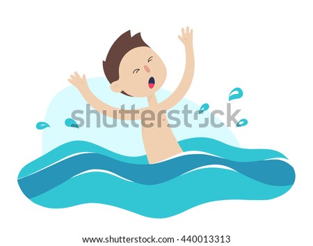 Boy Swimming Pool Cartoon Vector Illustration Stock Vector 100040579 ...
