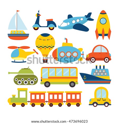 Cartoon Transport Stock Vector 103590824 - Shutterstock