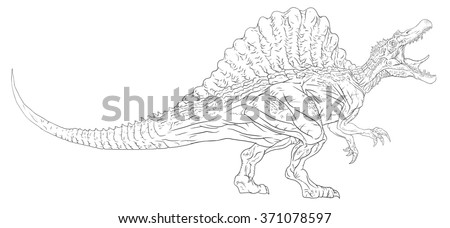 Herschel Hoffmeyer's "Dinosaurs 2D Drawings" set on Shutterstock