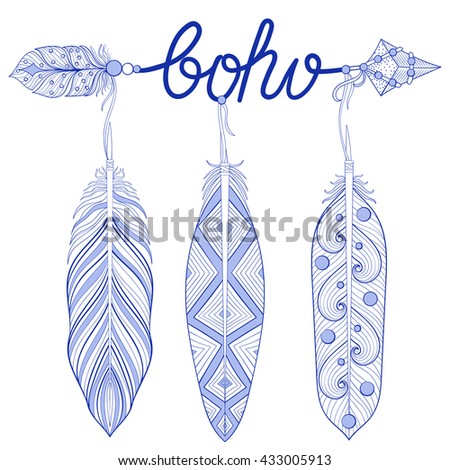 bohemian arrow hand drawn amulet letters stock vector 433005997 bohemian arrow hand drawn amulet letters stock vector 433005997