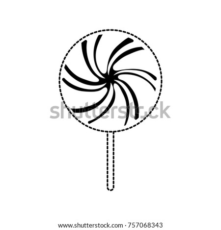 Sweets Candies Ice Cream Lollipop Cane Stock Vector ...