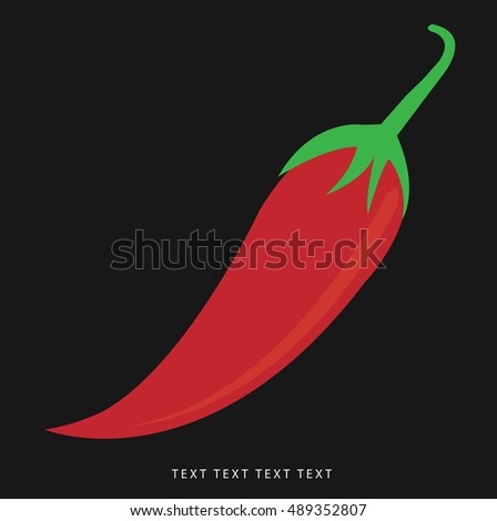 Red Hot Chili Pepper Cartoon Outline Stock Vector 133020083 - Shutterstock