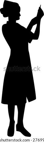 Download Nurse Doctor Pictogram Stock Vector 587465207 - Shutterstock